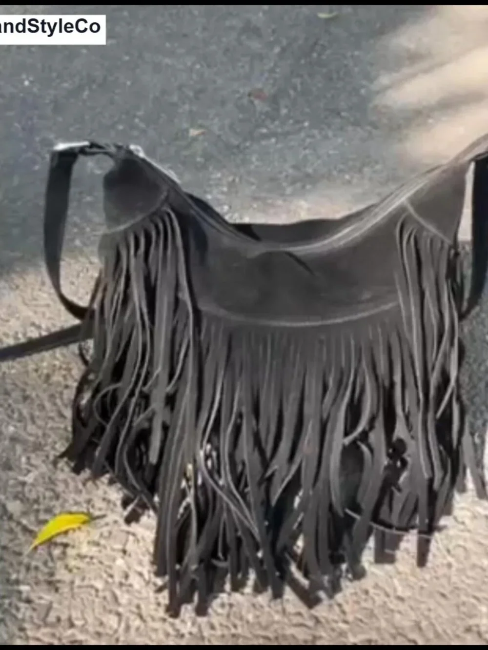 Fringe Hobo Bag Vegan Suede Tassel Western Purse Crossbody Shoulder Bag
